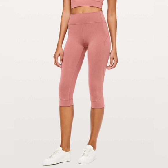lululemon athletica Pants - Lululemon | In Movement Crop *Everlux 19" Size 6